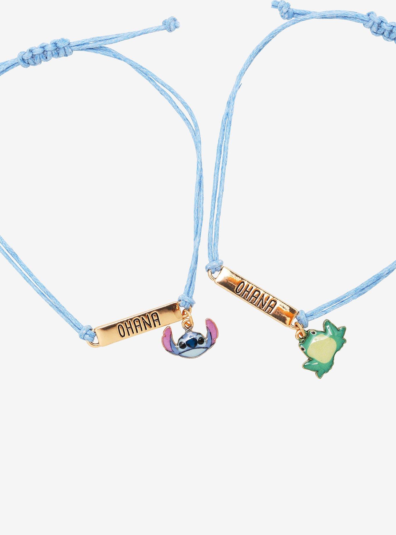 Disney Lilo & Stitch Ohana Best Friend Cord Bracelet Set, , alternate