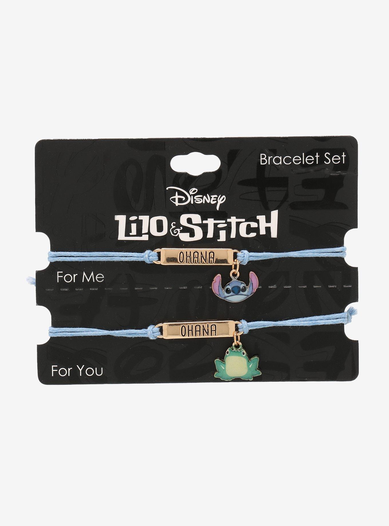 Disney Lilo & Stitch Ohana Best Friend Cord Bracelet Set, , alternate