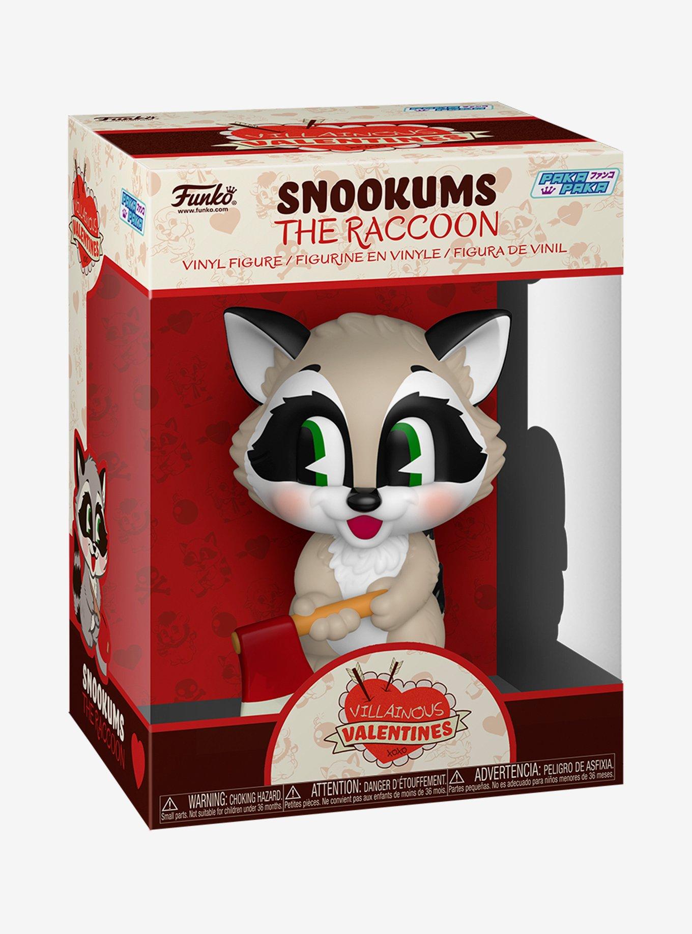 Funko Paka Paka: Villainous Valentines Snookums The Racoon Vinyl Figure, , alternate