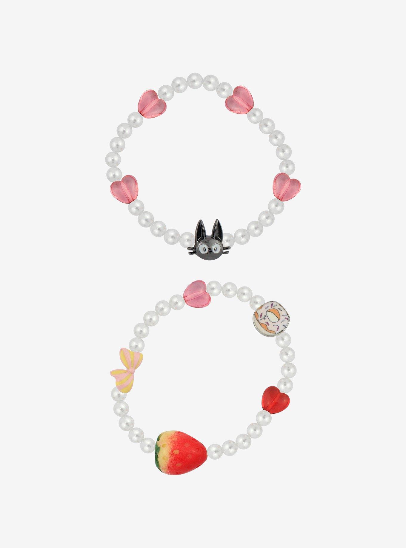 Studio Ghibli Kiki's Delivery Service Bakery Icon Beaded Bracelet Set, , alternate