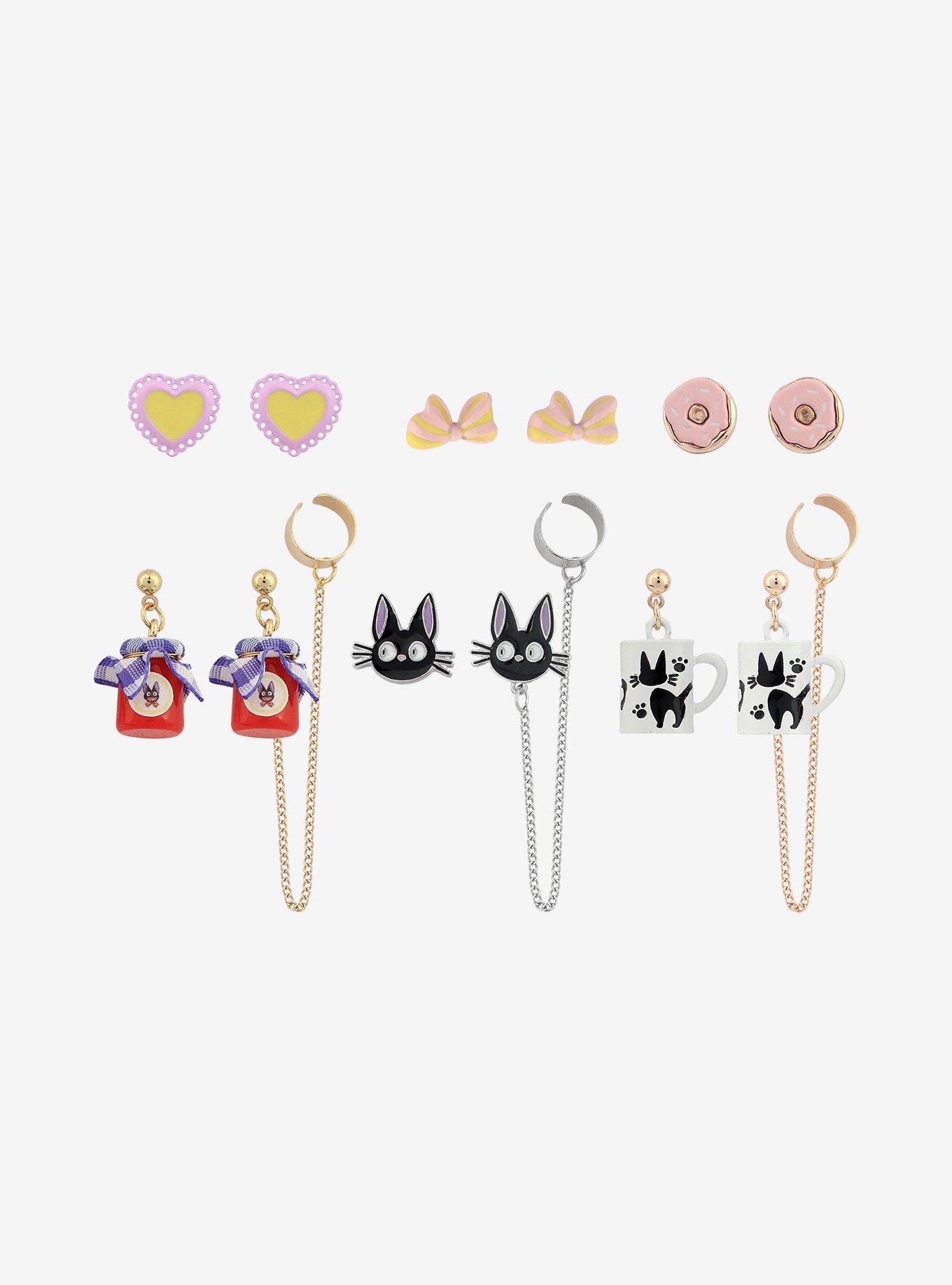 Studio Ghibli Kiki's Delivery Service Mismatch Earring Set, , alternate
