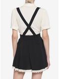 Mushroom Patch Suspender Skirt, BLACK, alternate
