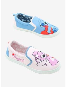 Disney Lilo & Stitch Angel & Stitch Love Slip-On Sneakers, , hi-res