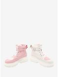 Pink & White Mismatch Heart High-Top Platform Sneakers, MULTI, alternate