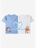 Avatar: The Last Airbender Aang Chibi Airbending T-Shirt - BoxLunch Exclusive, OFF WHITE, alternate