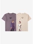 Star Wars Anakin Skywalker Embroidered T-Shirt - BoxLunch Exclusive, GREY, alternate