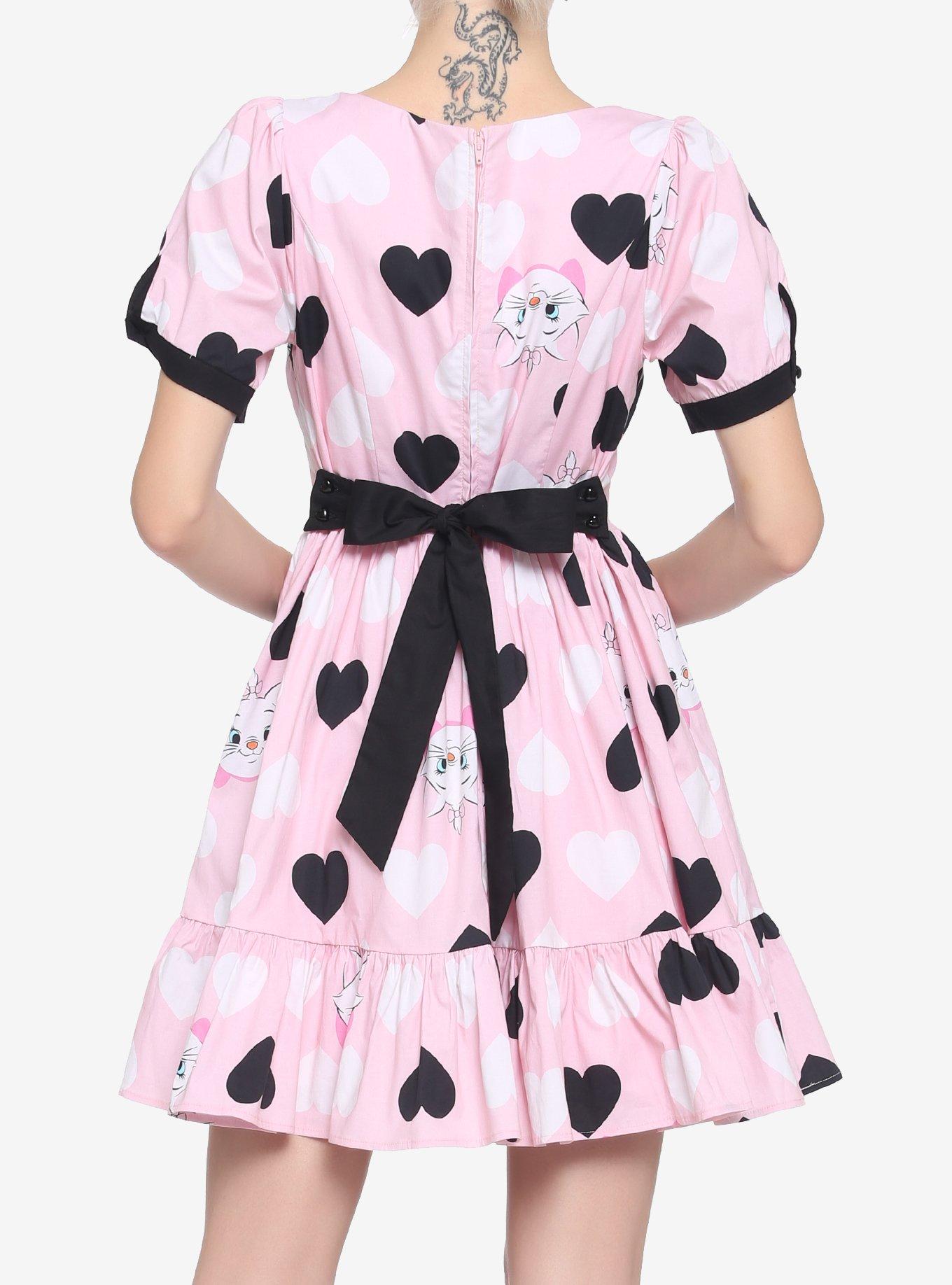 Disney The Aristocats Marie Collared Heart Dress, MULTI, alternate