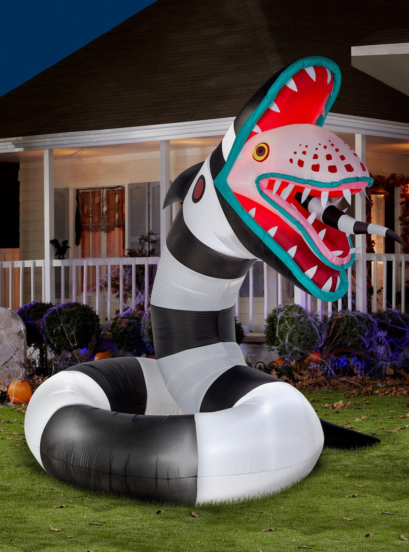 Beetlejuice Sand Worm Animated Inflatable Décor, , alternate