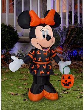Plus Size Disney Minnie Mouse Black and Orange Inflatable Décor, , hi-res