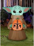 Star Wars The Mandalorian The Child Pumpkin Inflatable Décor, , alternate