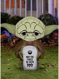 Star Wars Yoda Tombstone Halloween Inflatable Décor, , alternate