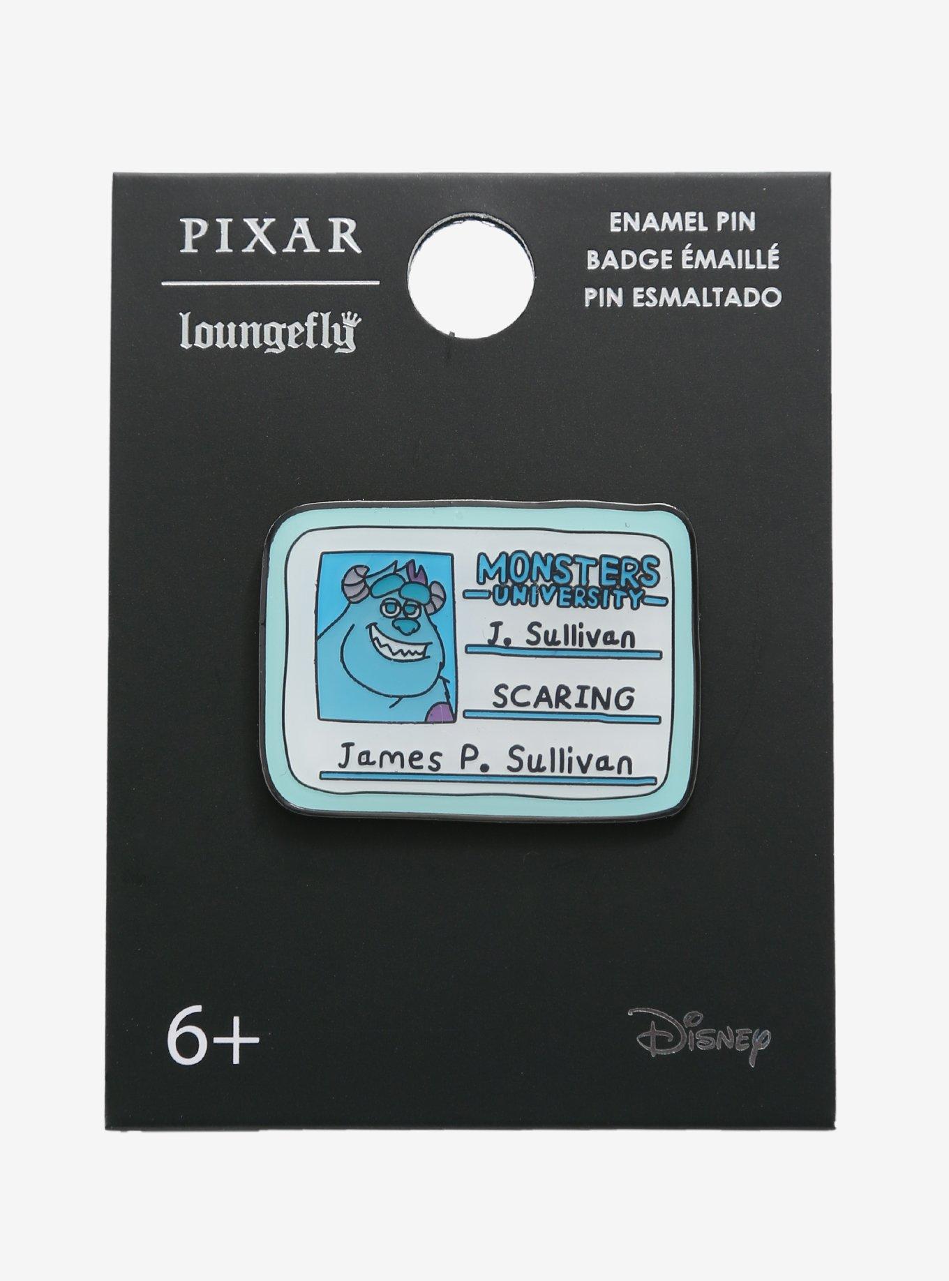 Loungefly Disney Pixar Monsters University Sulley's ID Card Enamel Pin - BoxLunch Exclusive, , alternate