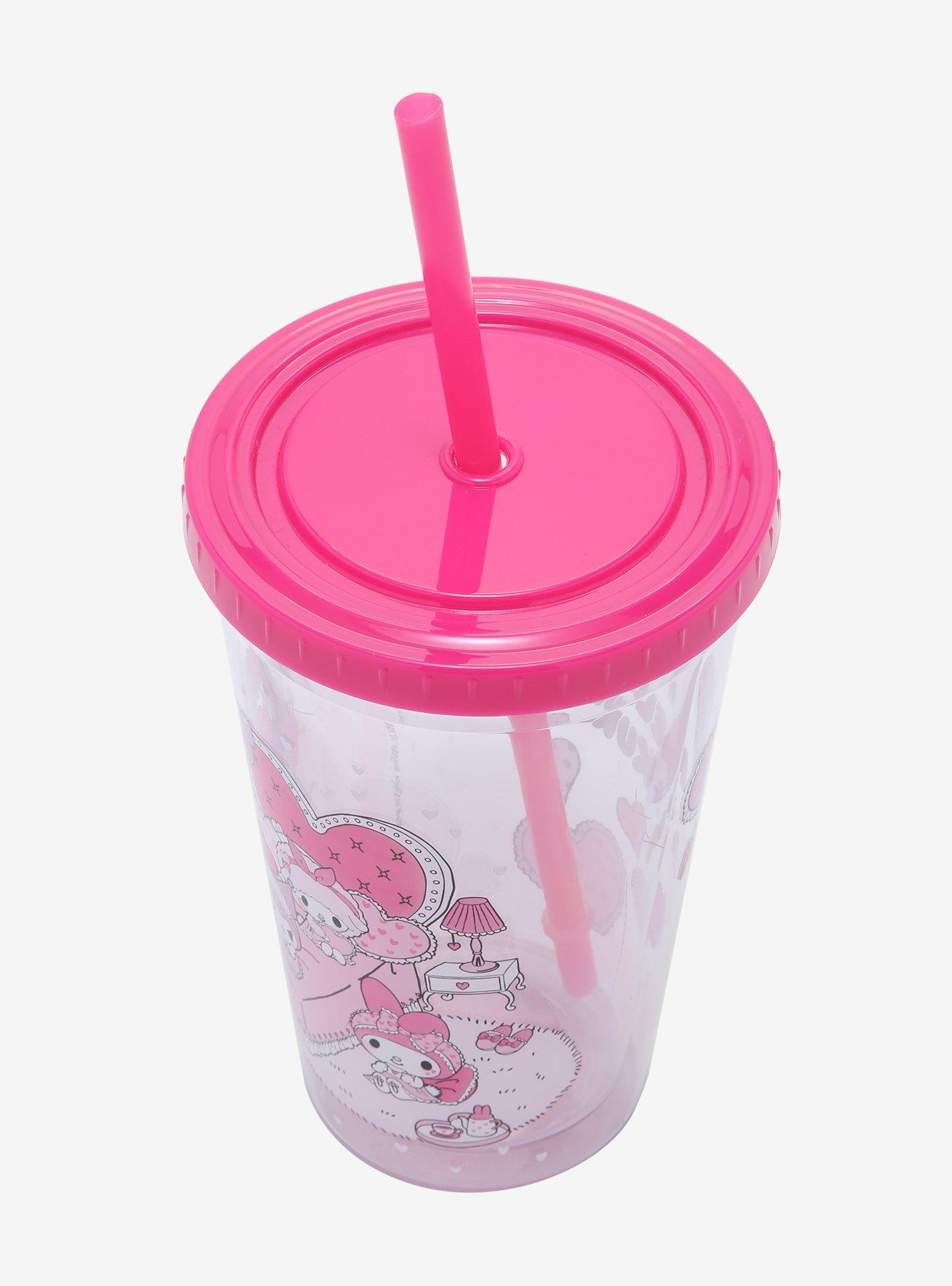 Hot Topic Kuromi Face Skinny Acrylic Travel Cup