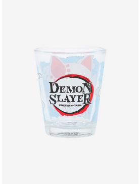 Demon Slayer: Kimetsu No Yaiba Tanjiro Fox Warding Mask Mini Glass, , hi-res