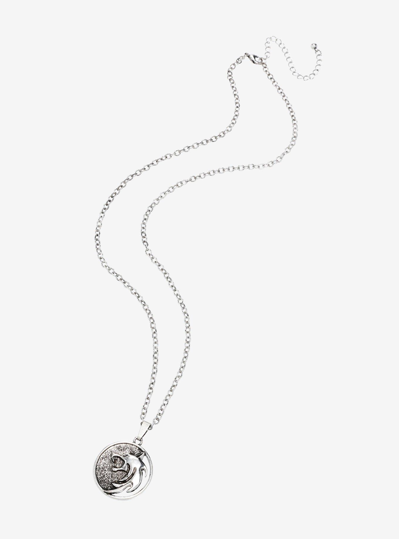 The Witcher Geralt Gwynbleidd Symbol Necklace - BoxLunch Exclusive, , alternate
