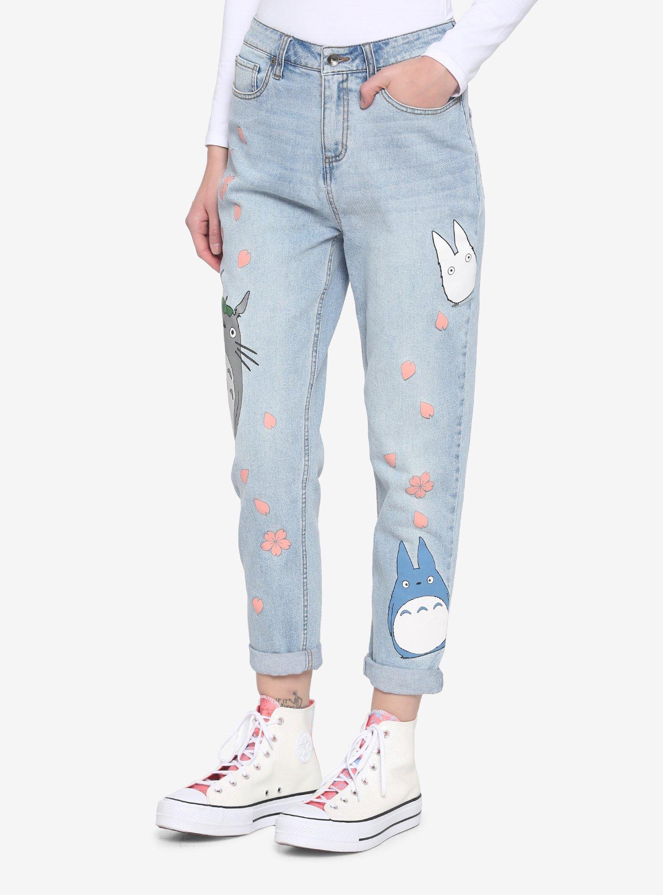Studio Ghibli My Neighbor Totoro Sakura Mom Jeans, MULTI, alternate