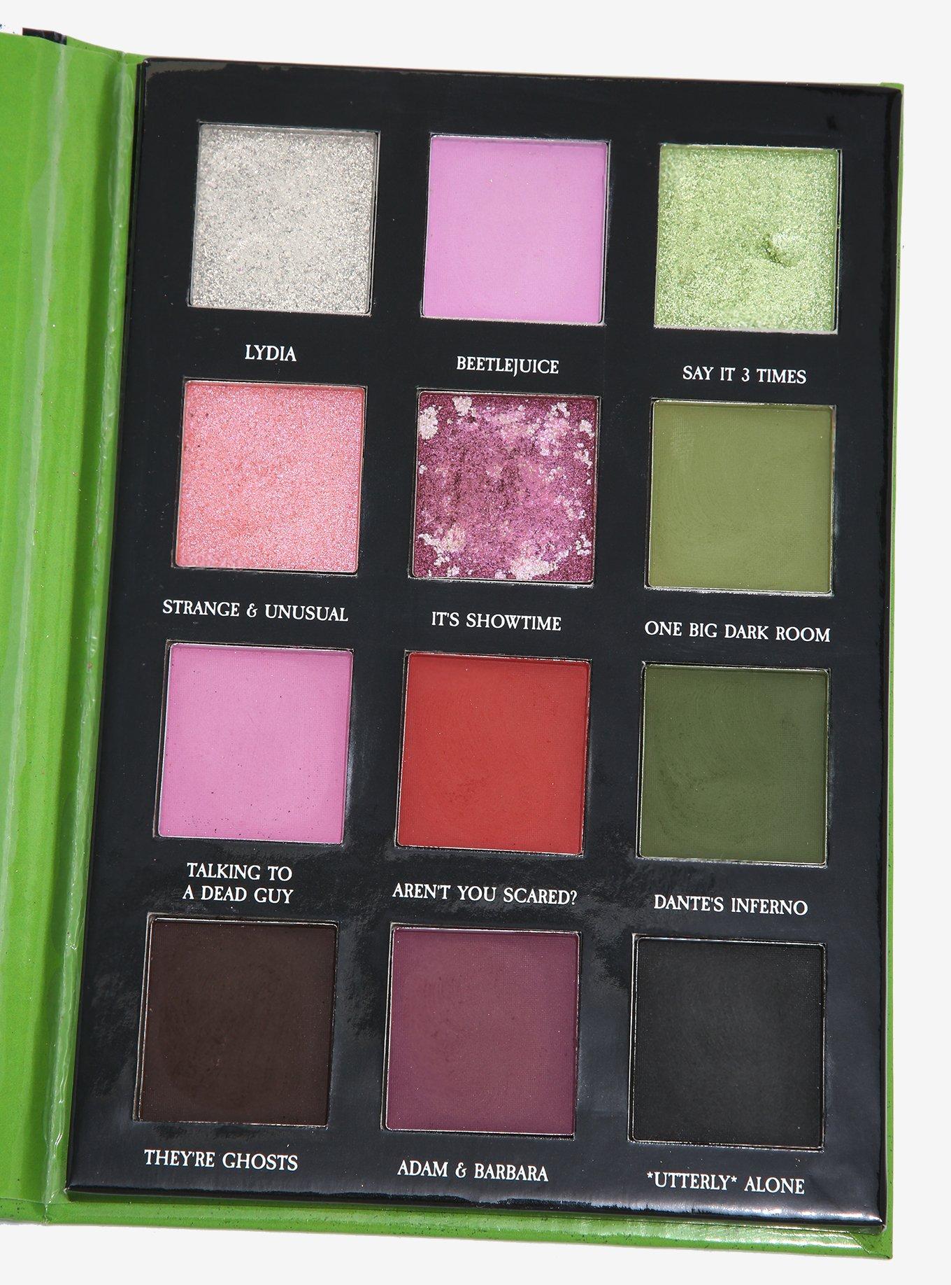 Beetlejuice Wedding Eyeshadow Palette, , alternate