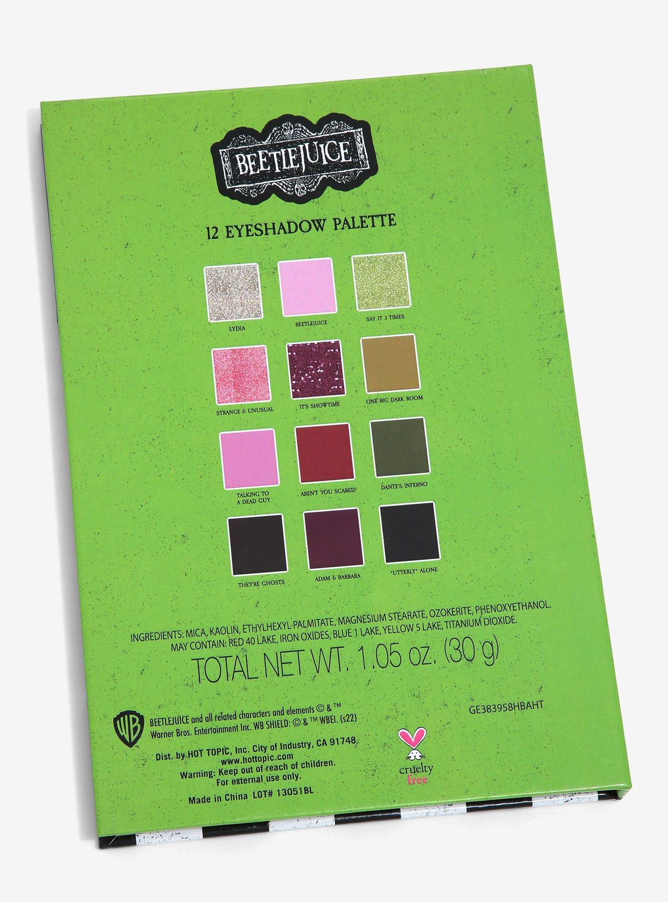 Beetlejuice Wedding Eyeshadow Palette, , alternate