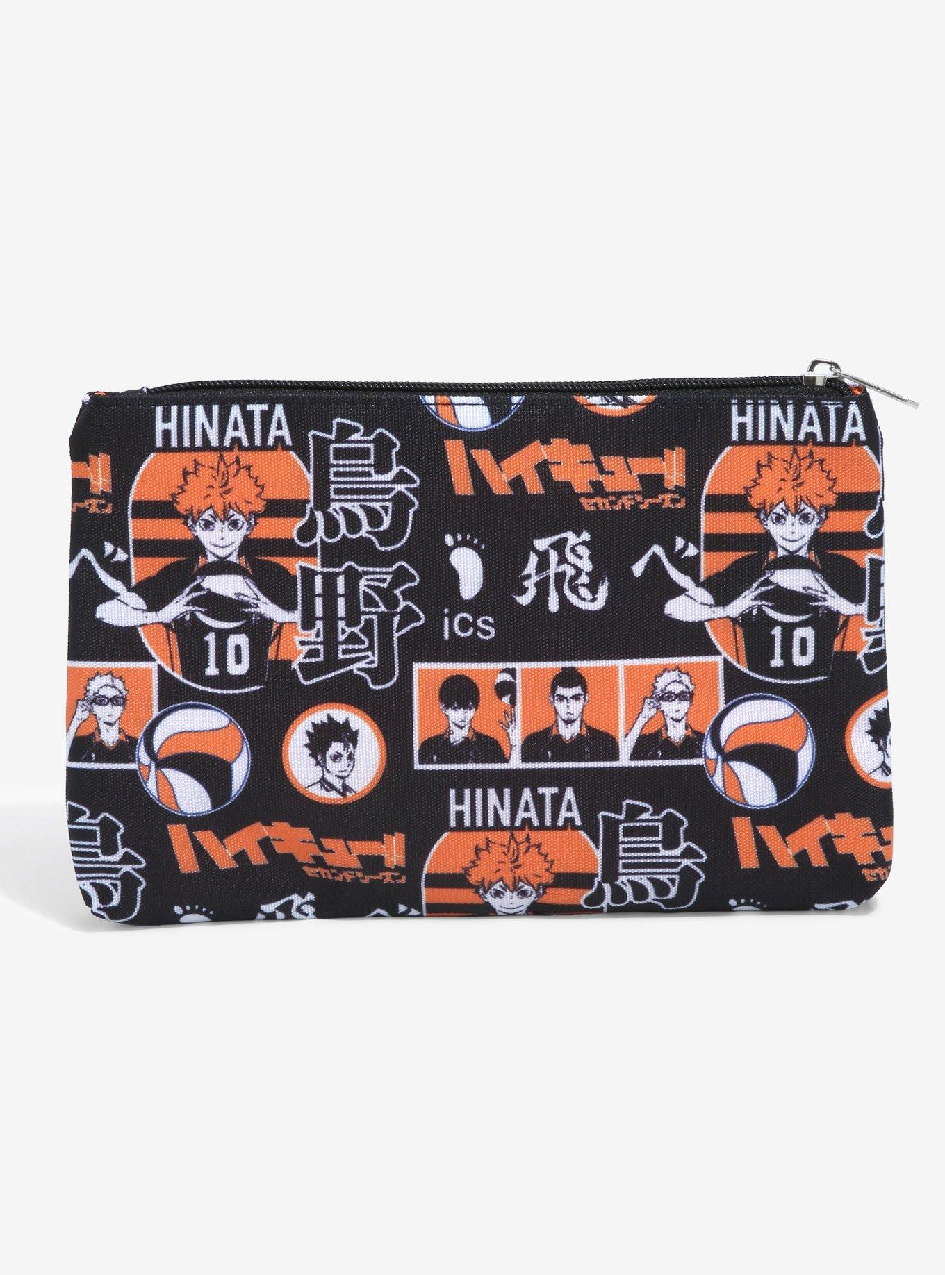 Haikyu!! Hinata & Team Members Makeup Bag, , alternate
