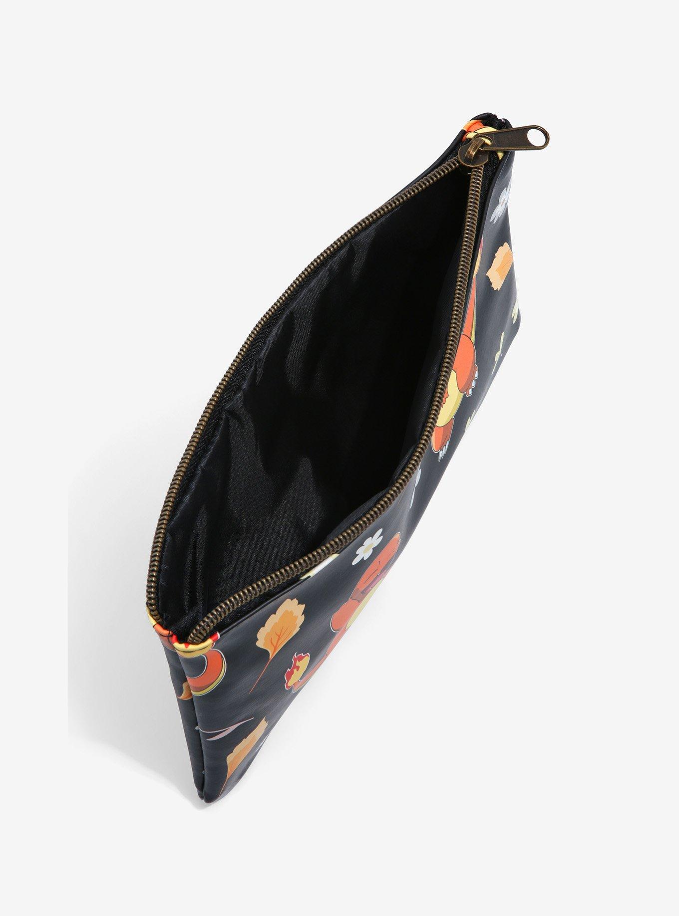 Loungefly Pokemon Charmander Floral Makeup Bag, , alternate
