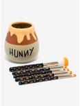 Disney Winnie The Pooh Hunny Pot Makeup Brush Set & Holder, , alternate