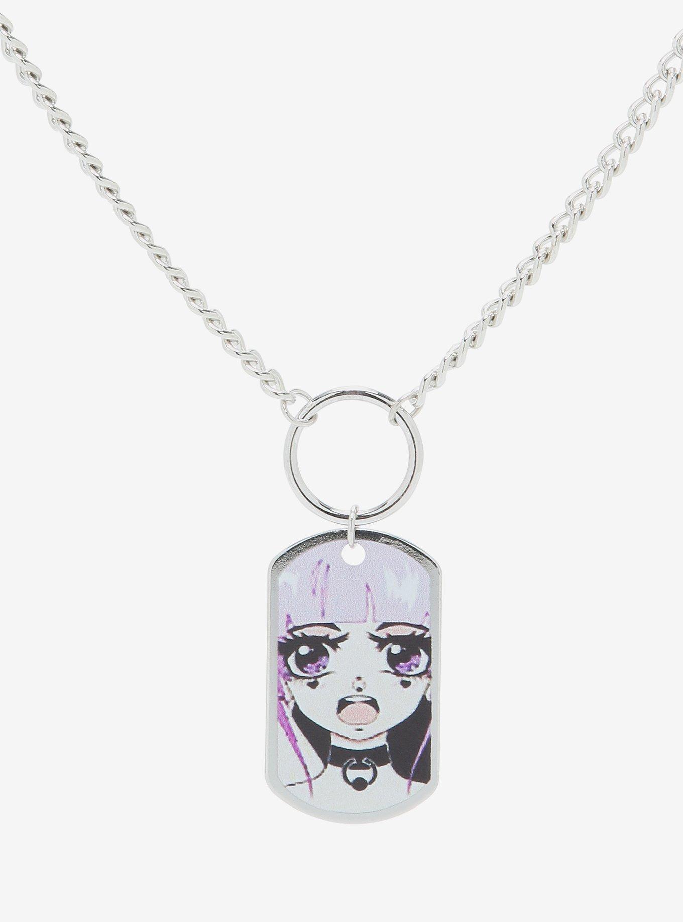 Anime Girl Layered Spike Choker, , alternate