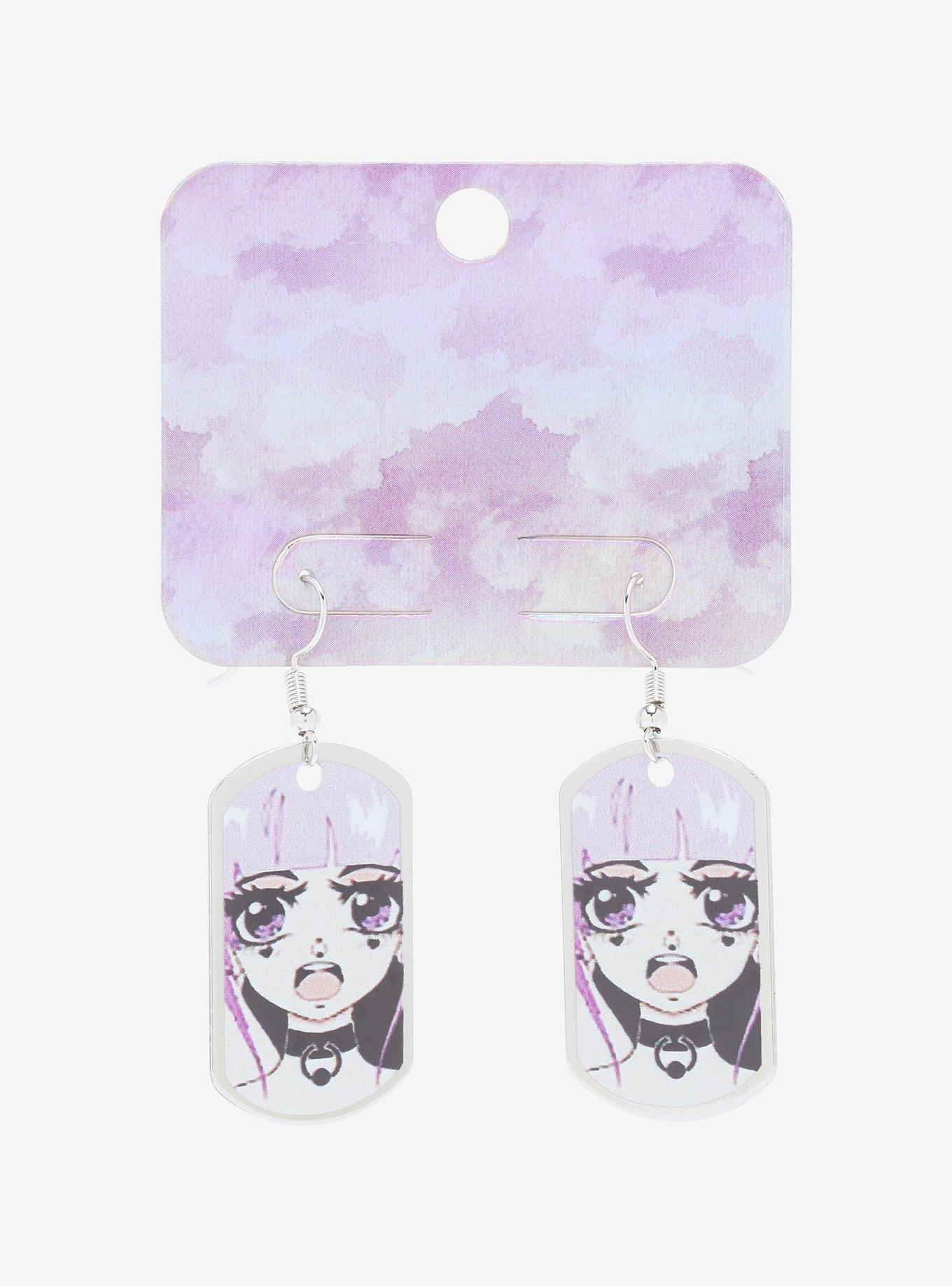 Anime Girl Earrings, , alternate