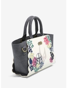 Plus Size Star Wars The Mandalorian Boba Fett & Mando Floral Handbag - BoxLunch Exclusive, , hi-res