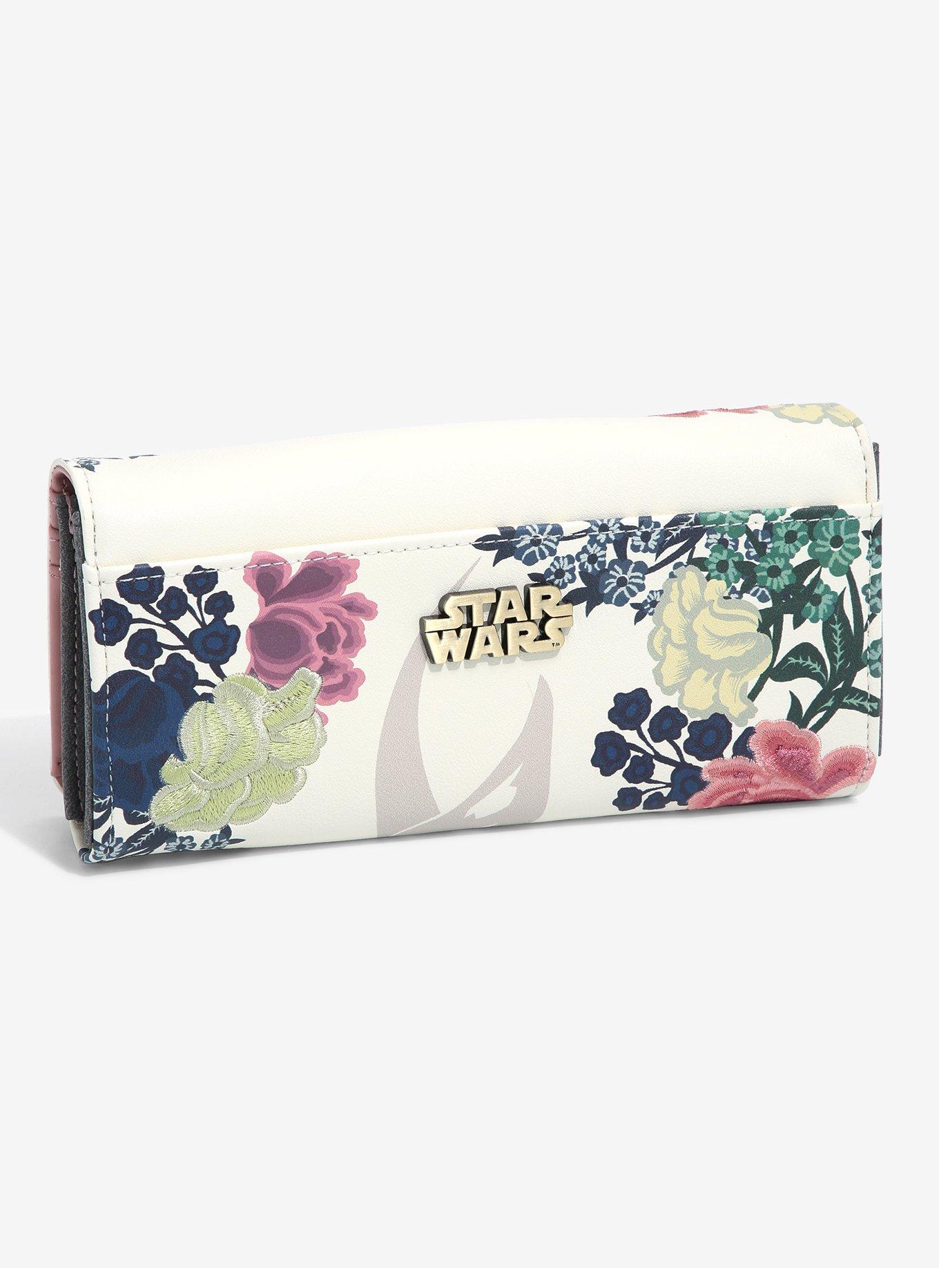 Star Wars The Mandalorian Mythosaur Skull Floral Wallet - BoxLunch Exclusive, , alternate