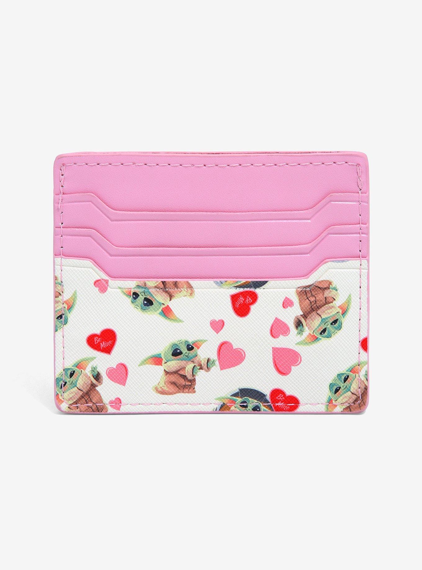 Star Wars The Mandalorian Grogu Hearts Cardholder - BoxLunch Exclusive, , alternate