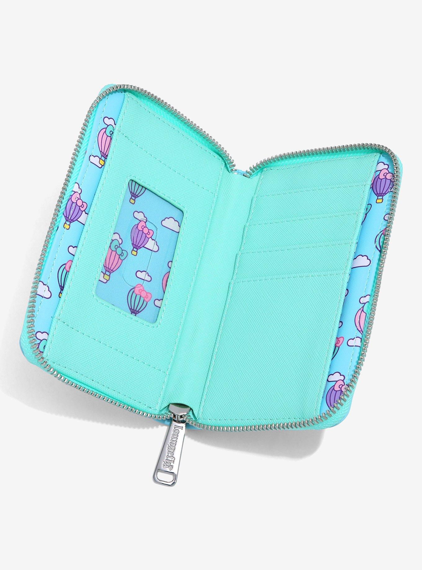 Loungefly Sanrio Hello Kitty & Friends Hot Air Balloon Small Zip Wallet - BoxLunch Exclusive, , alternate