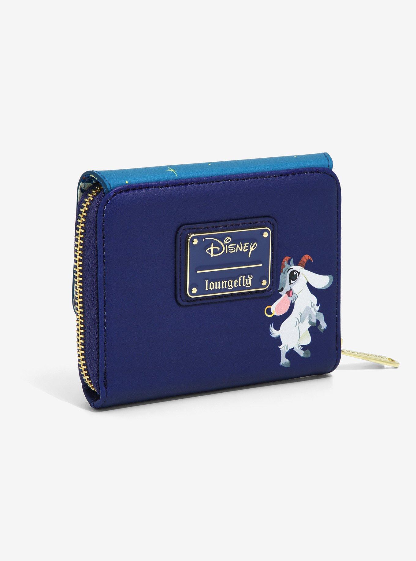 Loungefly Disney The Hunchback of Notre Dame Esmeralda & Djali Floral Zip Wallet, , alternate