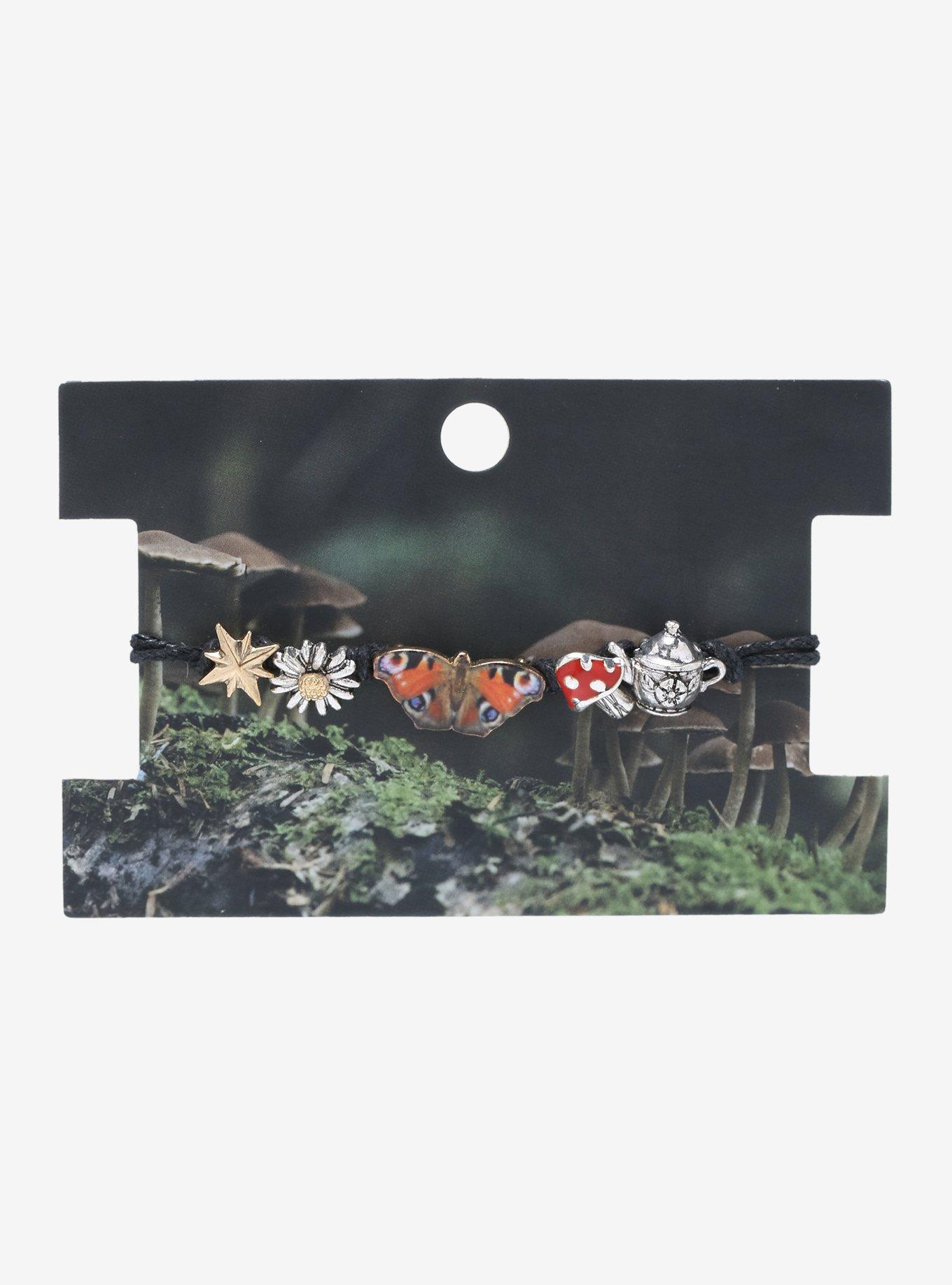 Monarch Butterfly Charm Cord Bracelet, , alternate