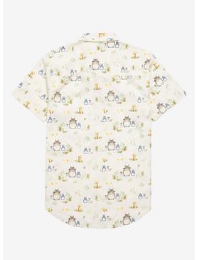 Studio Ghibli My Neighbor Totoro Forest Spirits & Flora Woven Button-Up - BoxLunch Exclusive, , hi-res