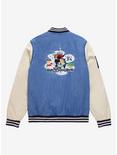 Disney Walt Disney World 50th Anniversary Denim Varsity Jacket - BoxLunch Exclusive, DENIM, alternate
