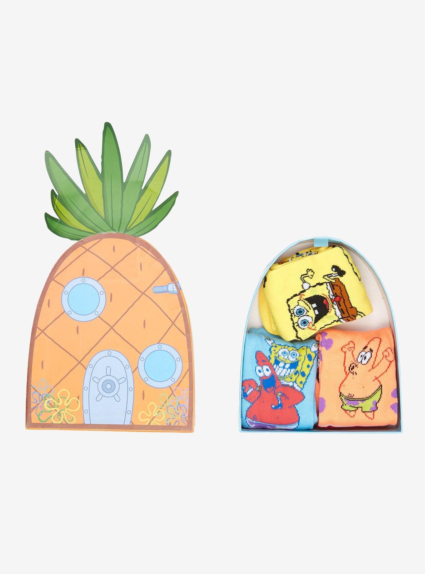 SpongeBob SquarePants Pineapple Gift Box Sock Set, , alternate