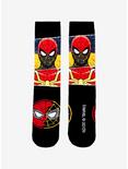 Marvel Spider-Man Panel Crew Socks, , alternate