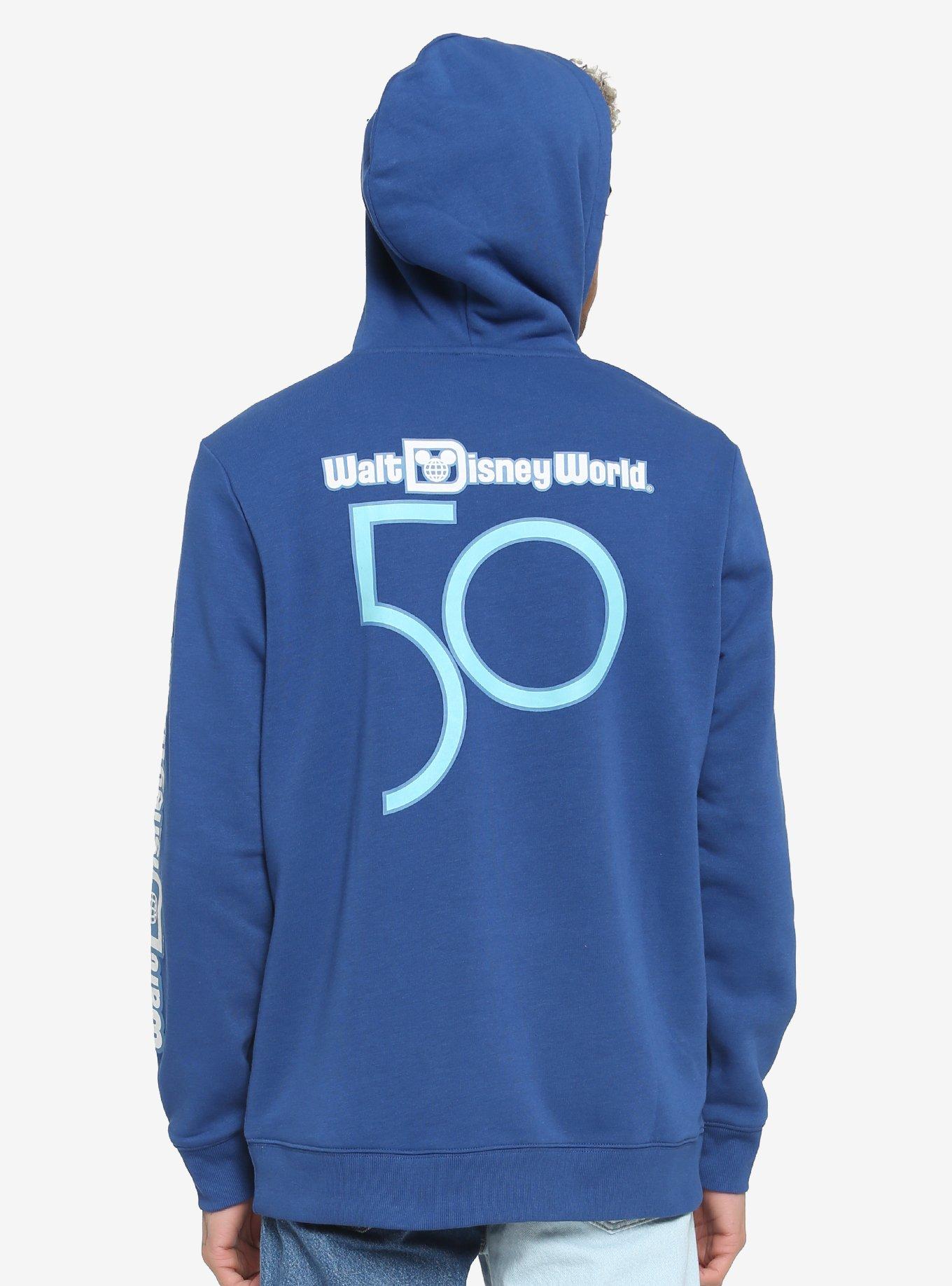 Our Universe Walt Disney World 50th Anniversary Attractions Hoodie, BLUE, alternate