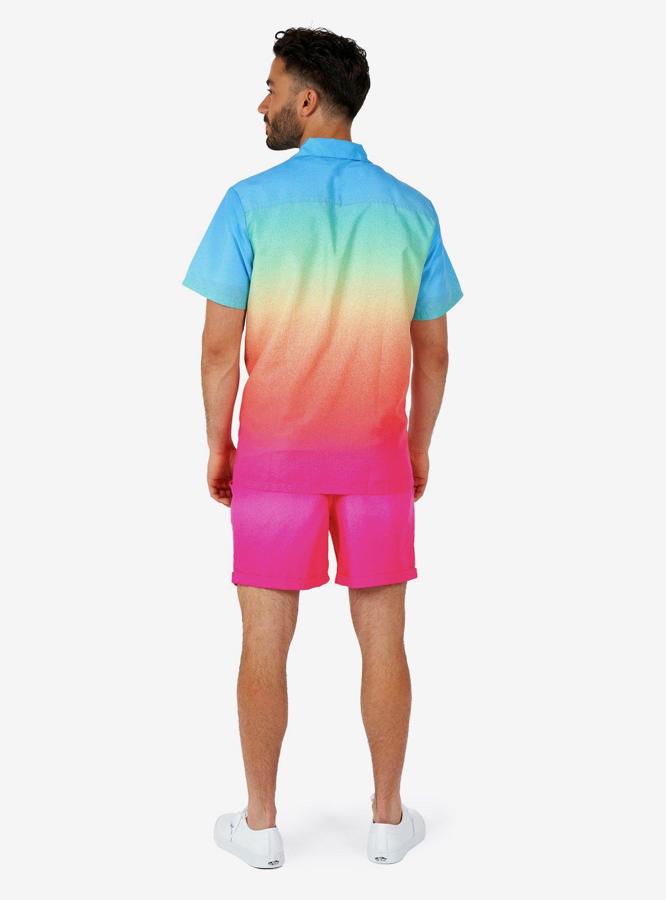 Funky Fade Summer Shorts Set, , hi-res