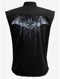 DC Comics Batman Nocturnal Sleeveless Woven Button-Up, BLACK, alternate