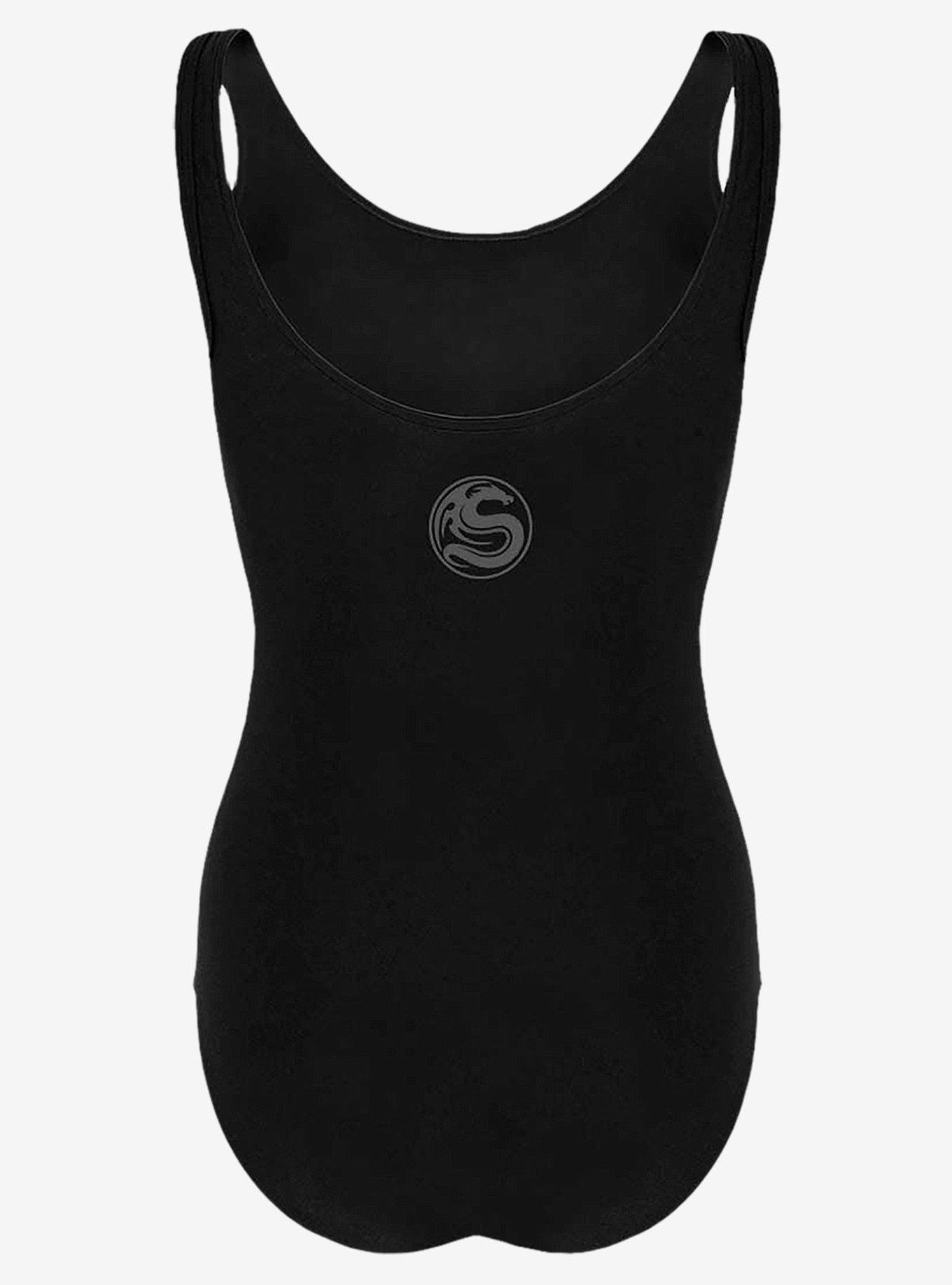 Tiger Wrap Scoop Back Swimsuit, BLACK, alternate