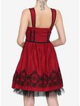 Red Roses Lace-Front Dress, RED, alternate