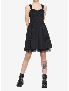 Black Corset Dress, , hi-res
