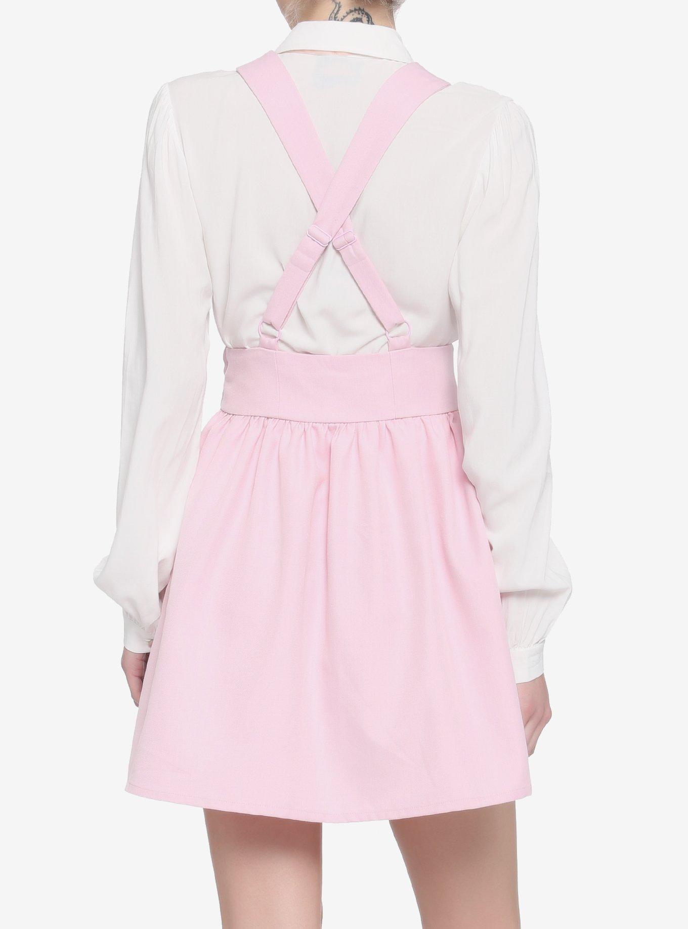 Pink Bib Skirtall, PINK, alternate