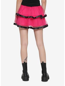 Hot Pink & Black Tutu Skirt, , hi-res