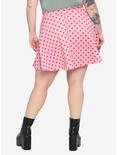 Strawberry Lace-Up Skirt Plus Size, PINK, alternate