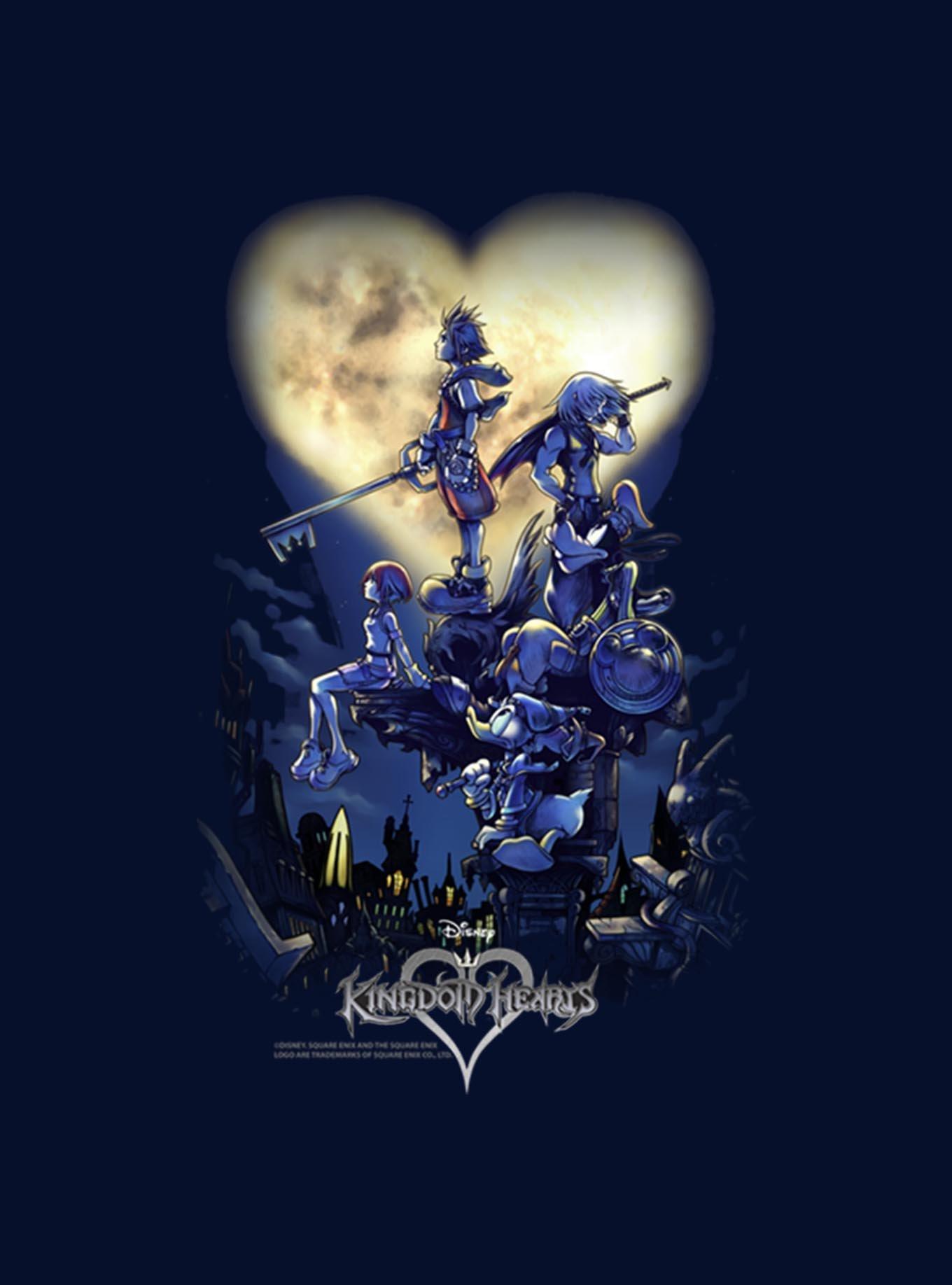 Disney Kingdom Hearts Poster Logo Hoodie, , hi-res