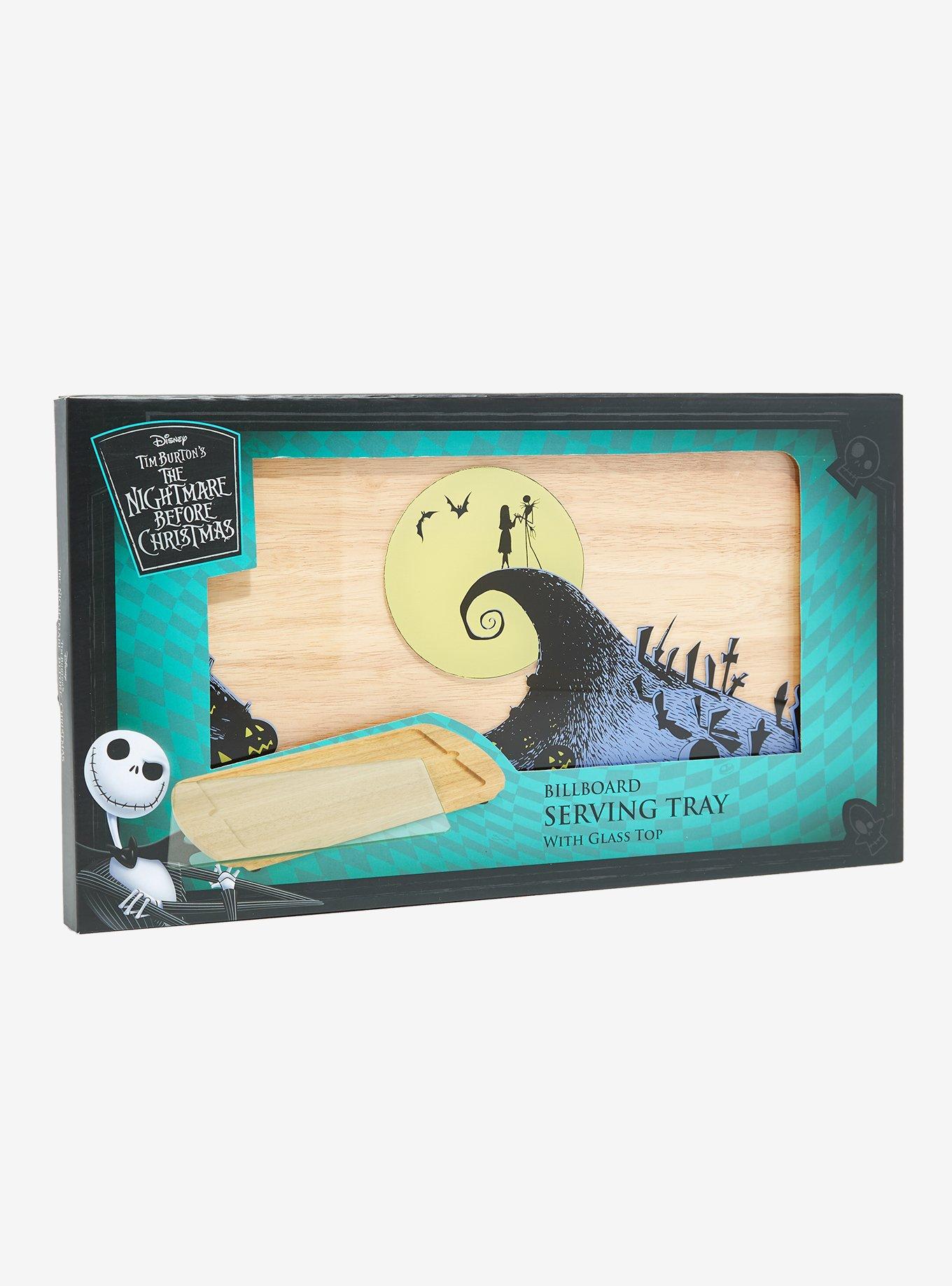 Disney The Nightmare Before Christmas Spiral Hill Glass Top Serving Board, , alternate