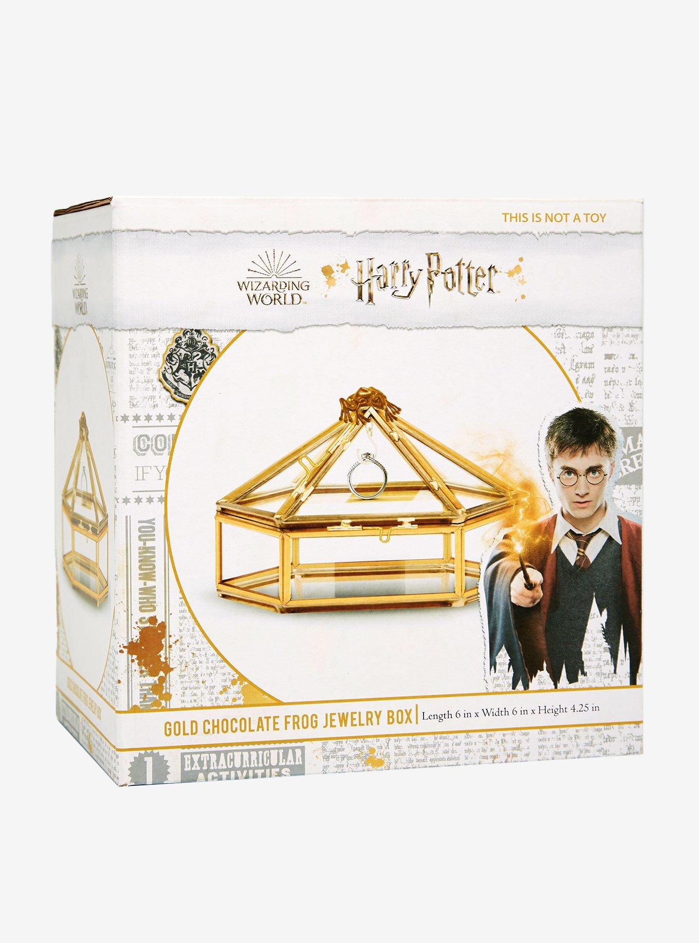 Harry Potter Gold Chocolate Frog Jewelry Box, , alternate