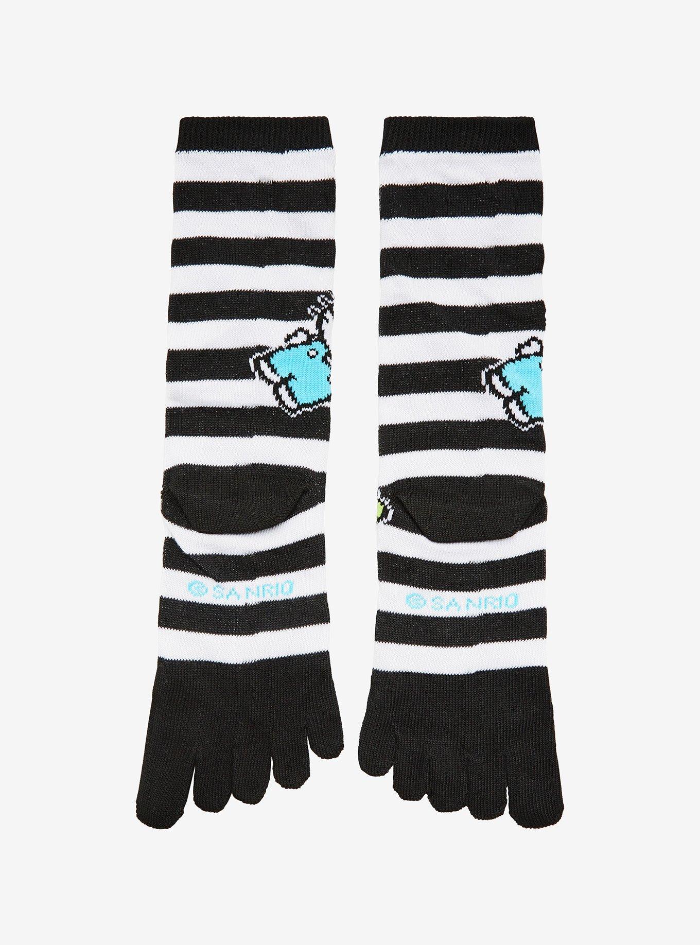 Hello Kitty & Friends Striped Toe Crew Socks, , alternate